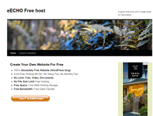 Tablet Screenshot of eecho-gratis-hosting.com